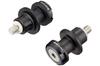 BIKERS Racing Stand Hooks for Ninja Ninja and Left and Right Machined ZX-25R, 250, 400, Z250, Set, Aluminum, Gray, BK-K0405-GRY