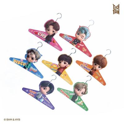 (Bangtan garçons)  Cintre TinyTAN Premium Lot Complet 7 Personnages, Officiel, Original, Authentique, K-POP, idole