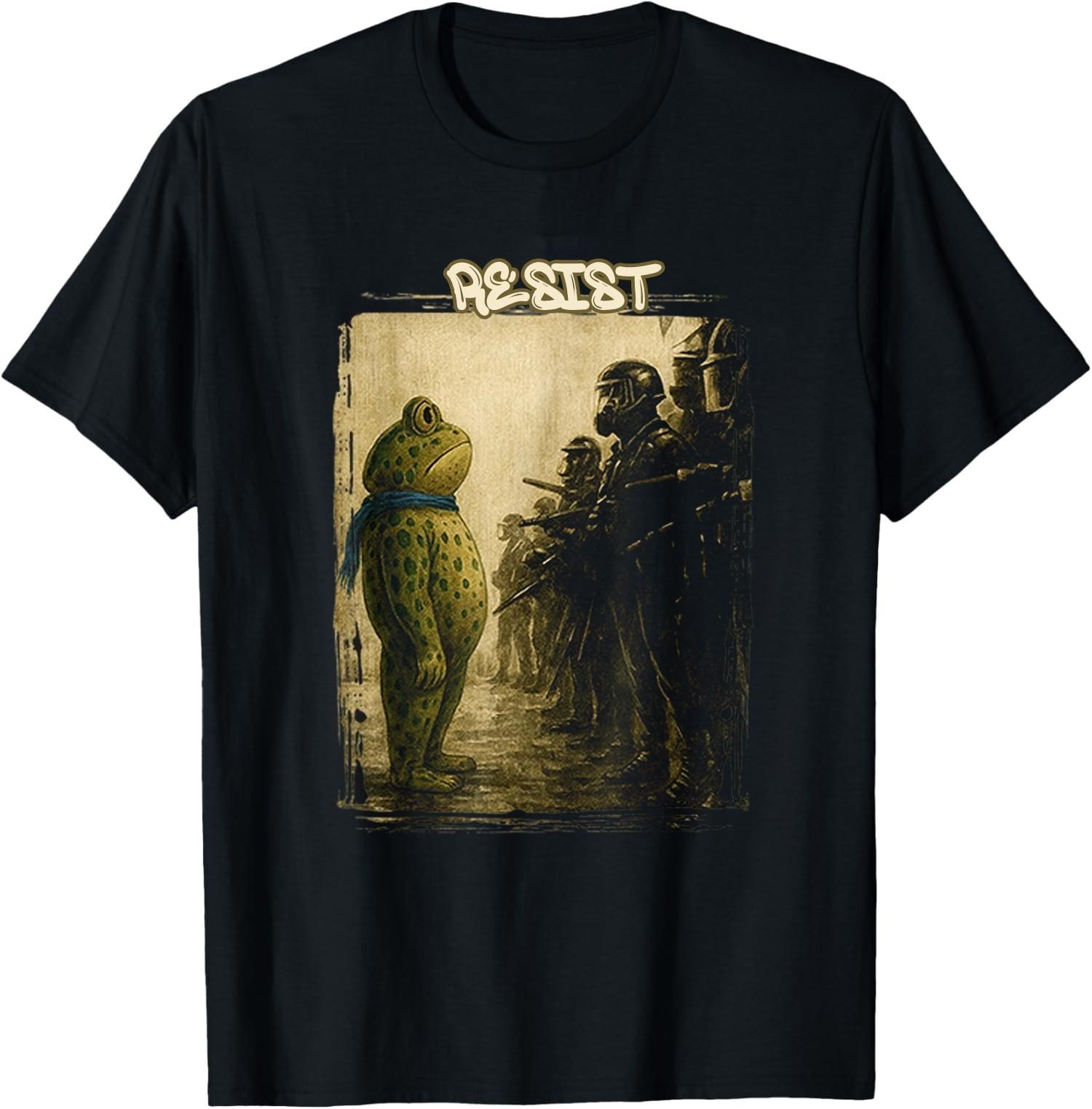 Portland Frog Protest Shirt Funny Portland Frog Protest Shirt S