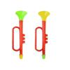 10pcs Kids Trumpet Toys Plastic Trumpet Toy Funny Noise Making Tools Cheering Prop (random Color)