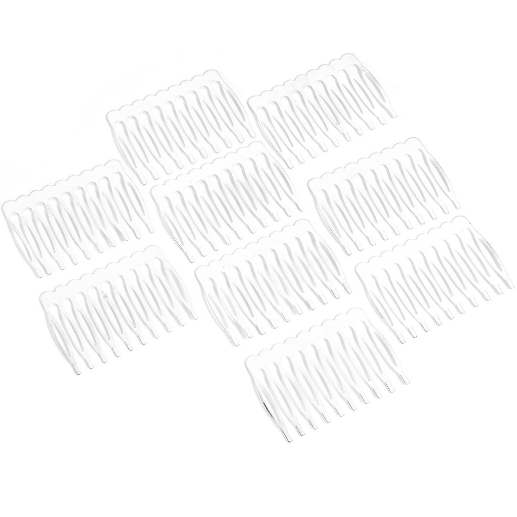 10pcs Simple Hairpins Hair Combs Metal 5 8 10 Teeth Bridal Hair Comb For Women Bridal DIY Wedding Hair Pins Headwear Accessories
