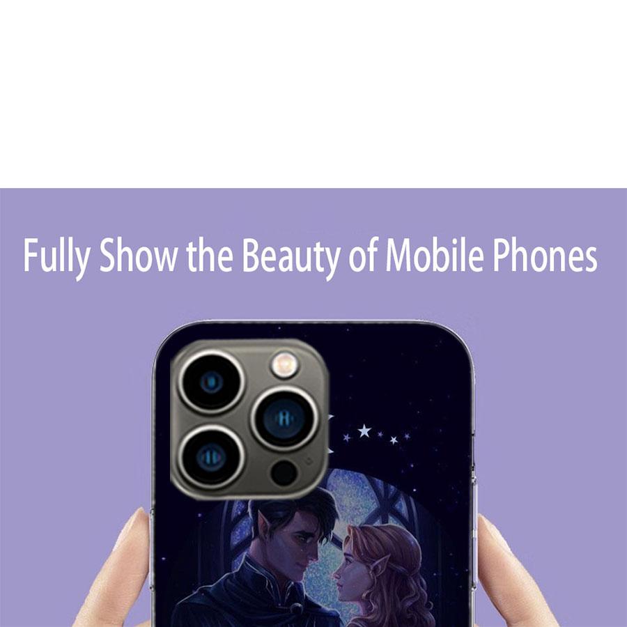 Acotar A Court of Mist and Fury Phone Case For Iphone 17 Air 15 Pro 14 Plus 16 Pro Max 17E 16E 12 13 Mini 11 Cover Cute Fundas