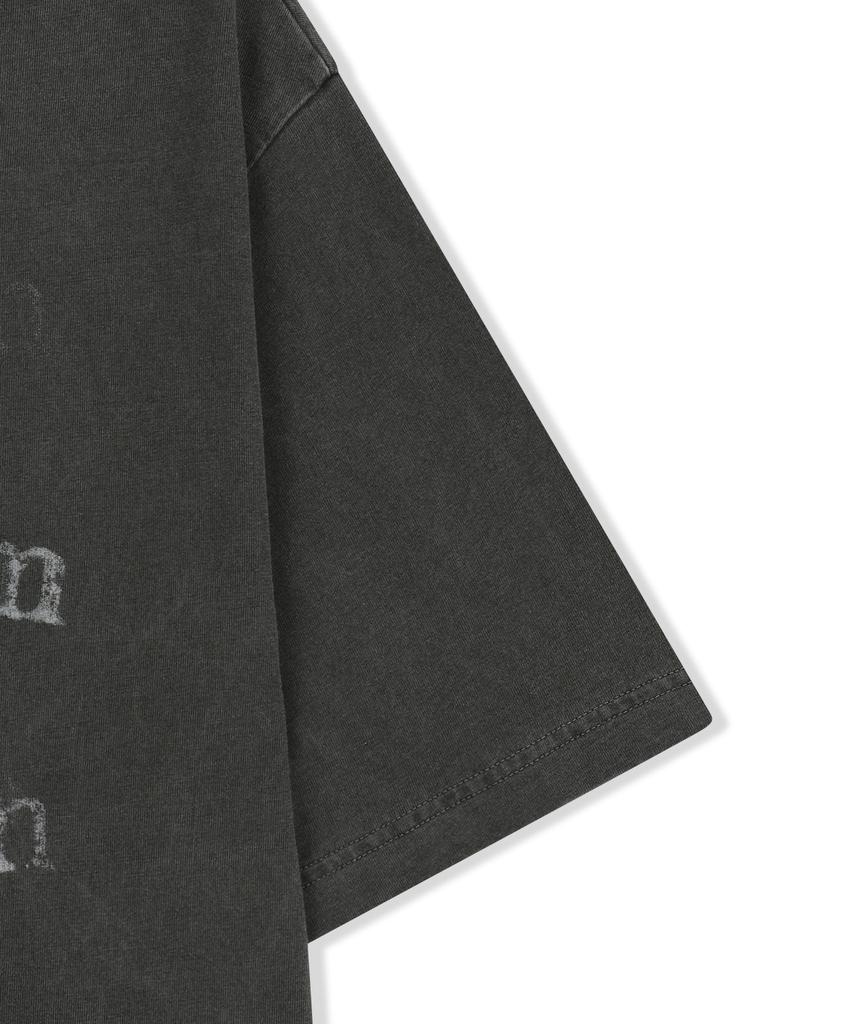 Mattengkim Pigment Graffiti Logo Top In Charcoal