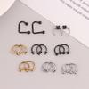 8Pcs/32Pcs Stainless Steel Piercing Hoop Accessories Nose Rings Labret Jewelry Tragus Labret Cartilage Earrings For Women Men
