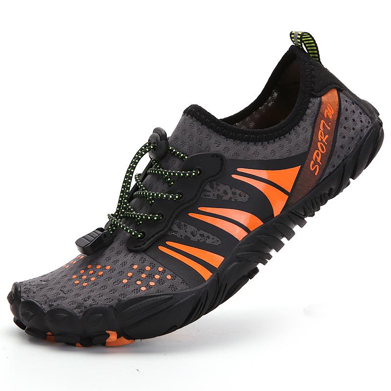 Herren Strandschuhe Leicht Schnelltrocknend Wassersneaker Fünf Zehen Atmungsaktiv Driften Schnorcheln Paar Bachlaufschuhe