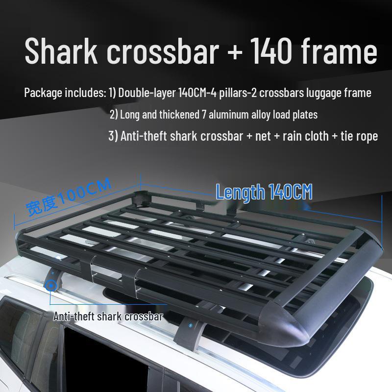 BYD Tang Roof Rack: Aluminum Alloy SUV Luggage & Cargo Basket for Off-road Travel.