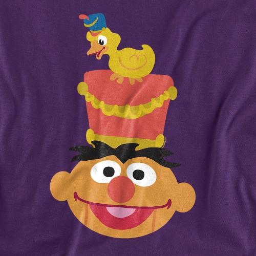 Sesame Street Unisex Adult Ernie Nutcracker Christmas T-Shirt