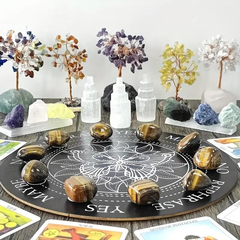 Tiger Eye Tumbled Polished Natural Crystals Home Decoration, Vase Filling, and Festive Gifts