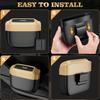 Car Trash Can,Leakproof Small Trash Bin with Lid and Bags,Garbage Dust Case Storage Box Organizers