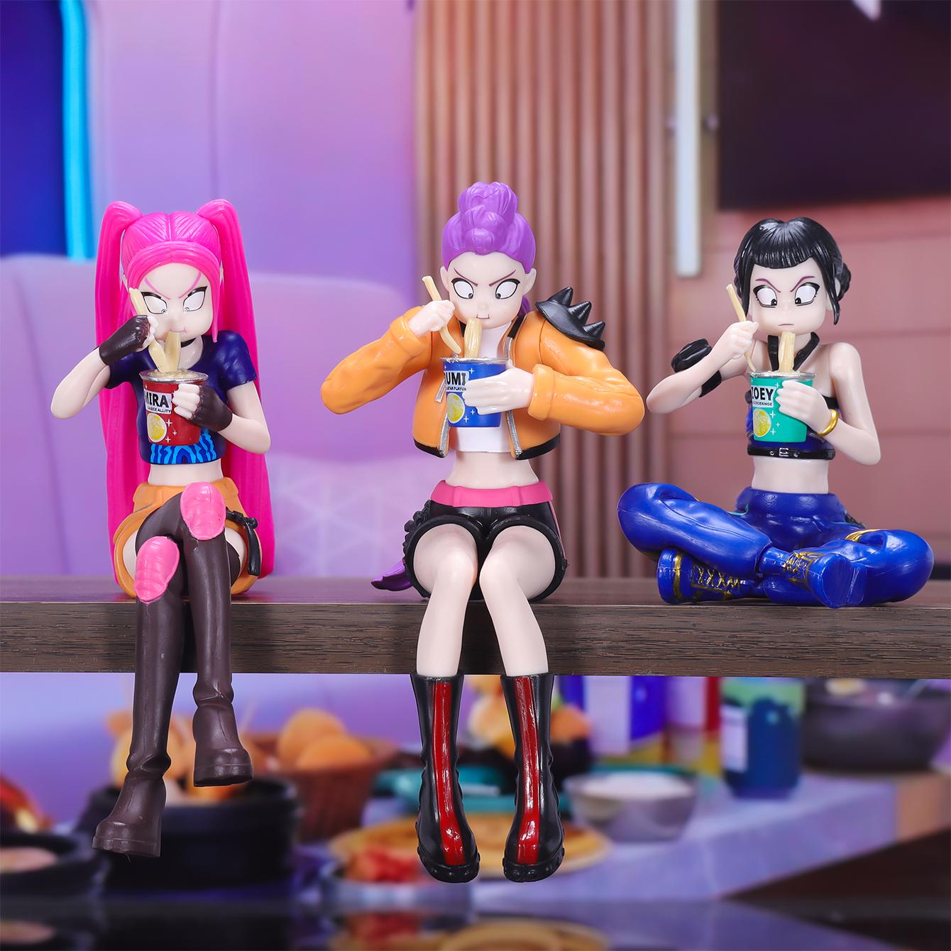 

kpop Demonhunter rumi zozy mira action anime figure Collectibles figurine display pieces anime figurines Xmas gifts разноцветный