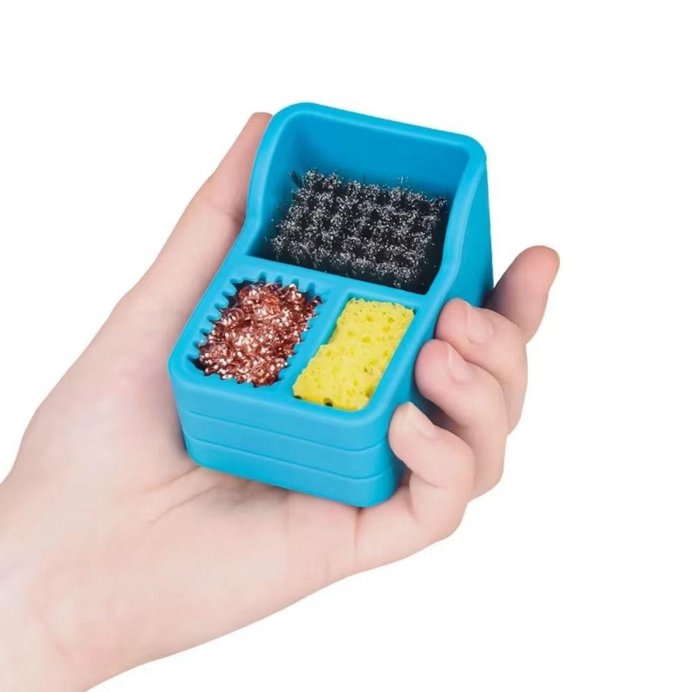 360° Cleaning Soldering Iron Tip Cleaner High Performances Tin Slag Remove Tool  Soldering Station