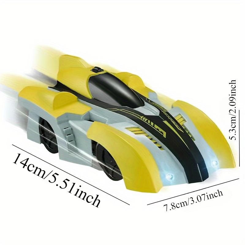 Wall Climbing Remote Control Car 360° Rotating RC Stunt Car with Headlight Rechargeable RC Car Wall Climber Toys Gifts for Boys