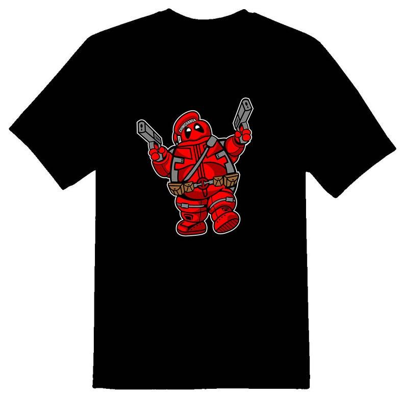 Marshmallow merc Tee shirt black 110