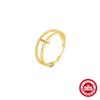 S925 Silver Water Drop Diamond Double-Layer Ring Women'S Niche High-End Sense Light Luxury Temperament Women'S Wind Cold Wind