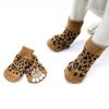 4Pcs Pet Socks Warm Soft Comfortable Dog Socks Durable Anti-Slip Winter Pet Paw Protector Pet Supplies