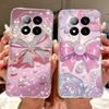 For Xiaomi Redmi Note 14 Pro+ Elegant Floral Butterfly Phone Case For Redmi Note14 Pro Plus 5G Soft Silicone TPU Cases