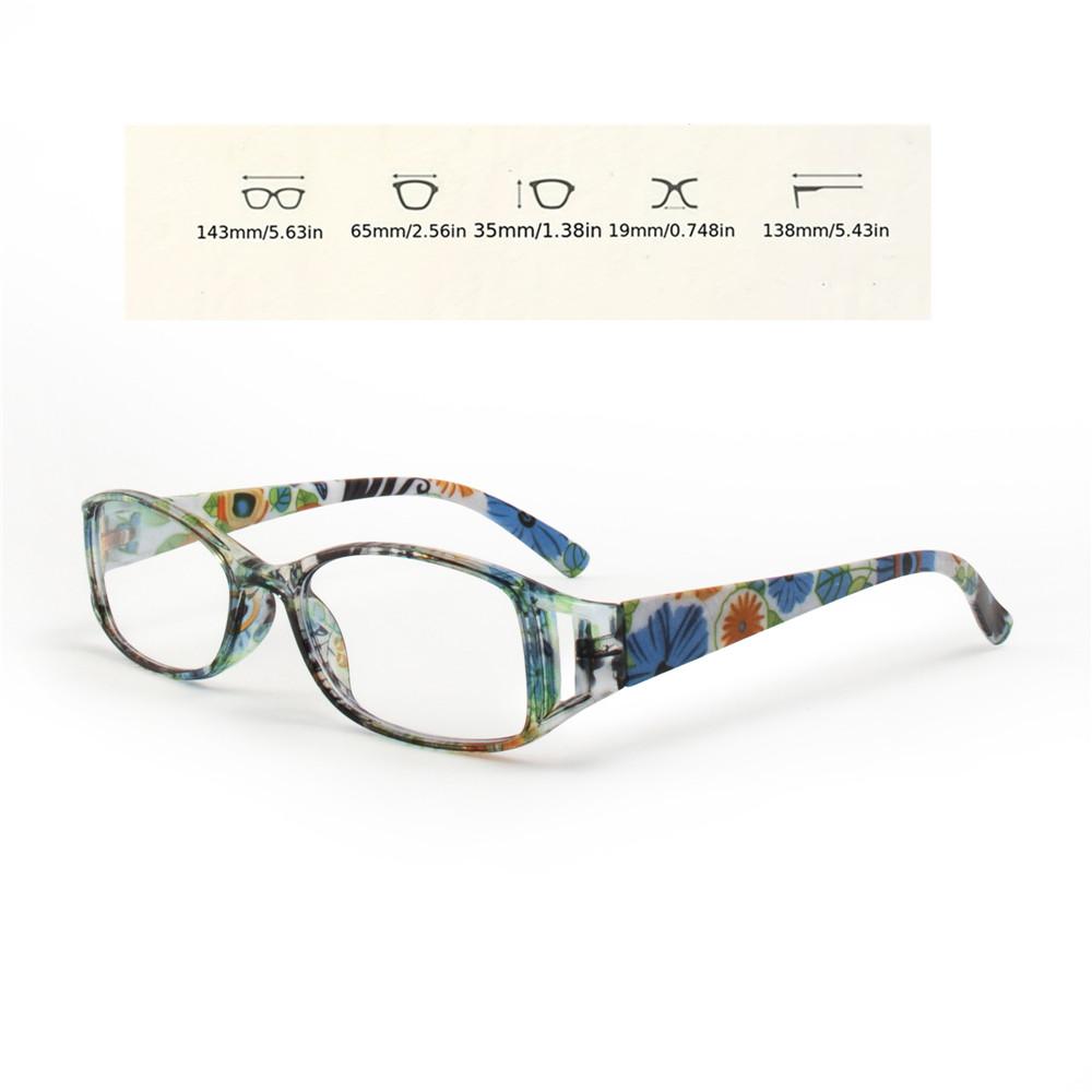 2PCS Reading Glasses Lightweight Anti Eyestrain Fashion Computer Presbyopic Glasses For Women Men