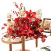 Red Wedding Banquet and Living Room Artificial Flower Decoration