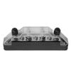48V 150A 4 Post Power Distribution Terminal Block 7 Way Bus Bar with Cover for Cars RVs Boats Black