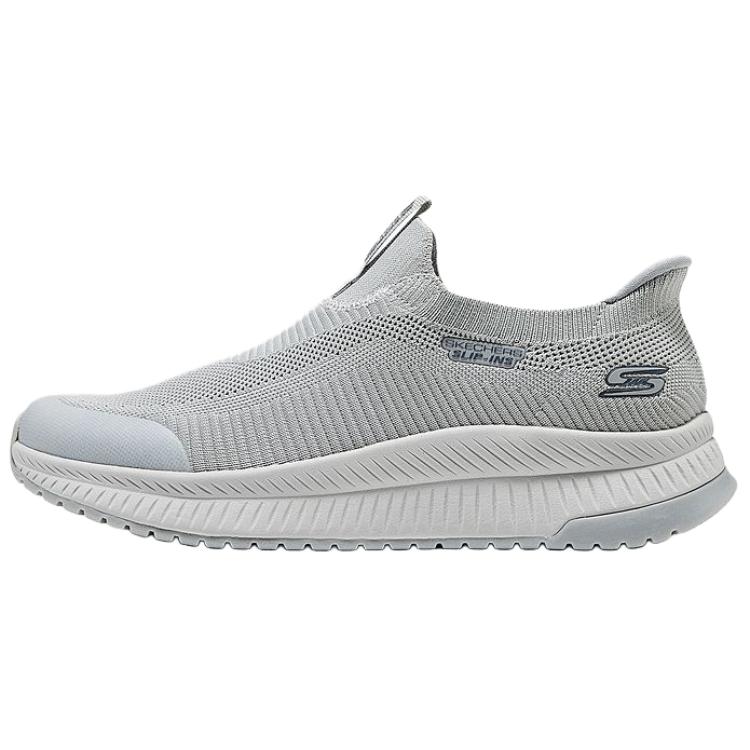 Skechers BOBS Mens Comfortable Versatile Durable Low-Top Walking Shoes Men sneakers Gray 118415-GRY 39.5