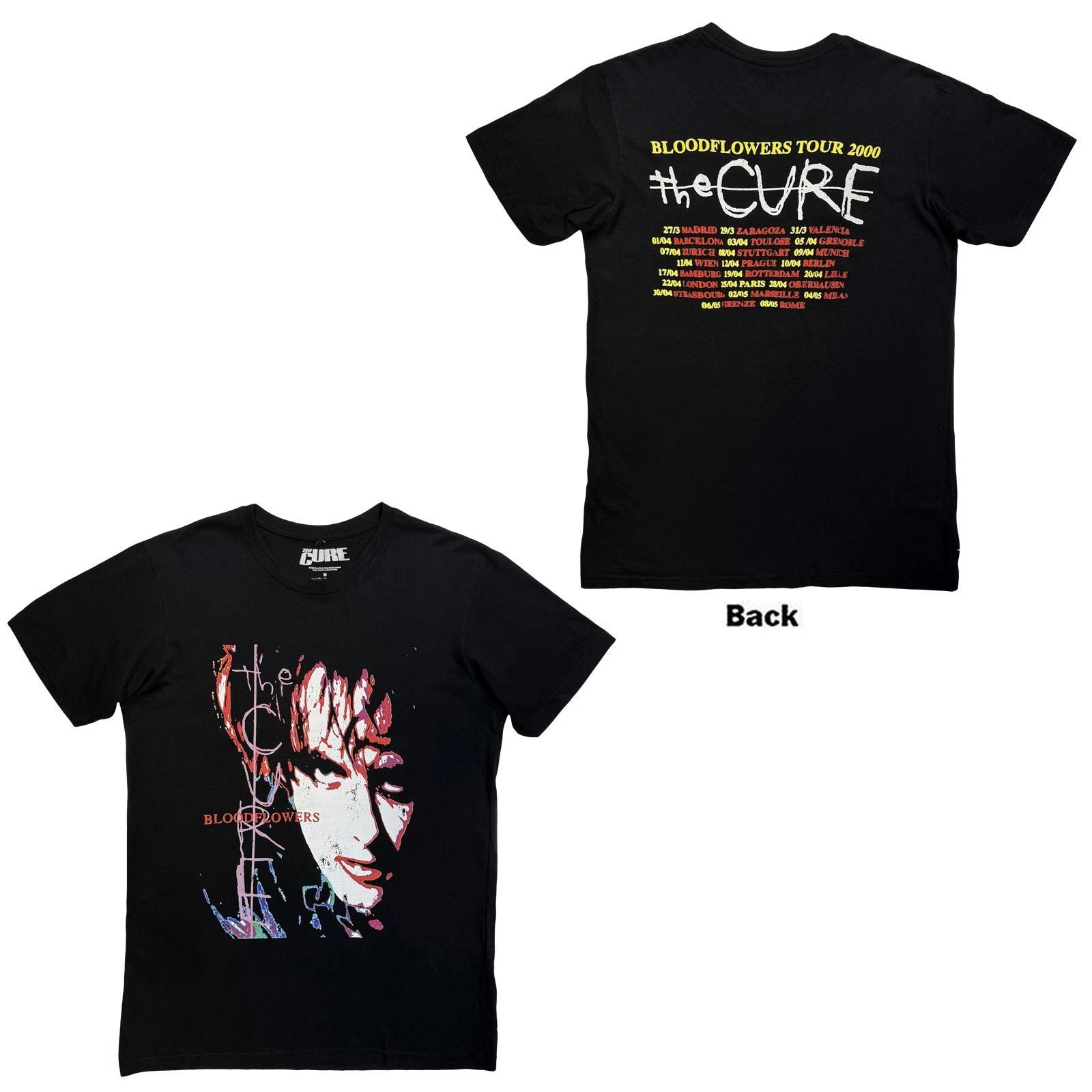Men s Cure Bloodflowers Tour  00 Vintage T-shirt Large Black XS