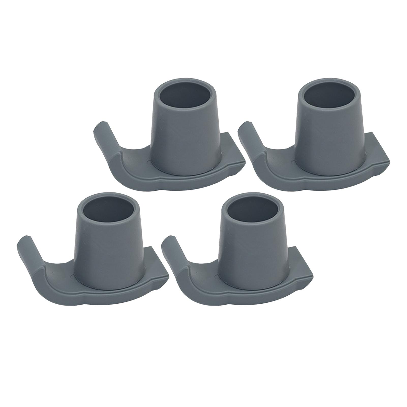 4 Pcs Walker Glide Skis Rubber   Walker Ski Glides Mobility Aid Accessory for Seniors