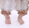 Full Silicone Vinyl Baby Dolls Reborn 18 Inch Cosplay Fairy Angel Cute Babies Doll with Rooted Hair and Wing Fashion Christmas Gifts Toy Decoration