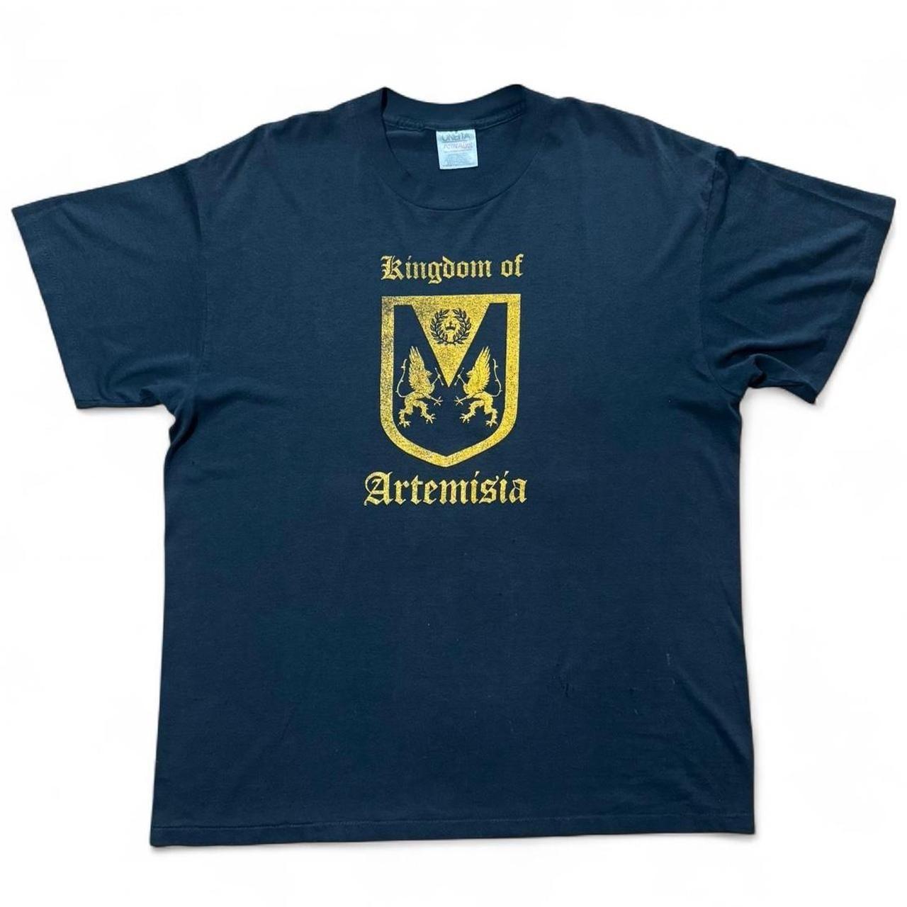 Vintage 90s Kingdom of Artemisia Anachronism Single Stitch Graphic T-shirt XL S