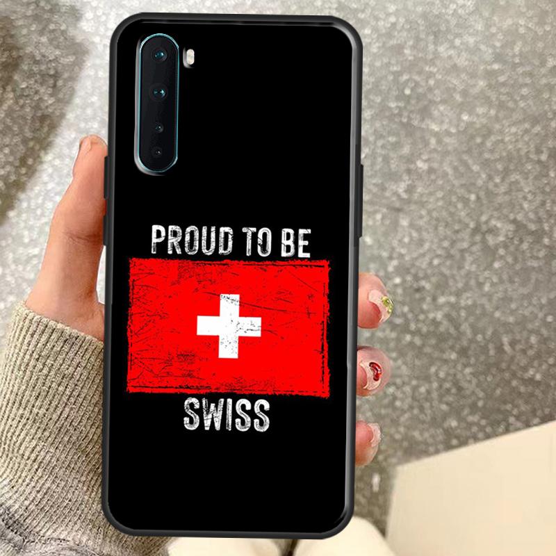 Switzerland Swiss Flag Case For OnePlus 15 12 13 11 10 9 Pro 13R 13T 12R 10T 10R Nord CE 5 2 3 4 Lite N20 N30 Coque