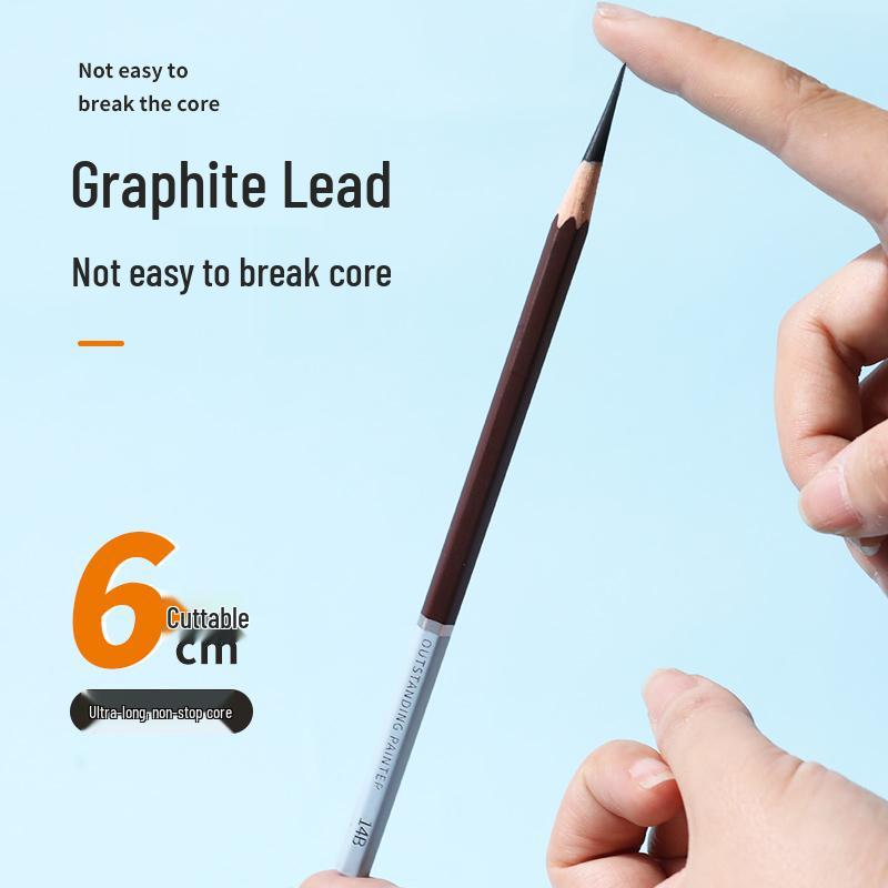 14b Matte Charcoal Sketching Pencils Set for Students & Professionals