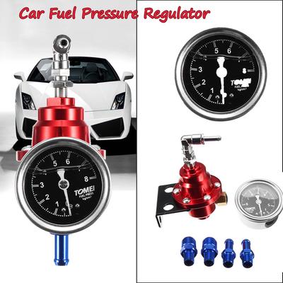 Universal Auto Car Fuel Pressure Regulator Adjustable W// Oil Gauge Kit Exquisite
