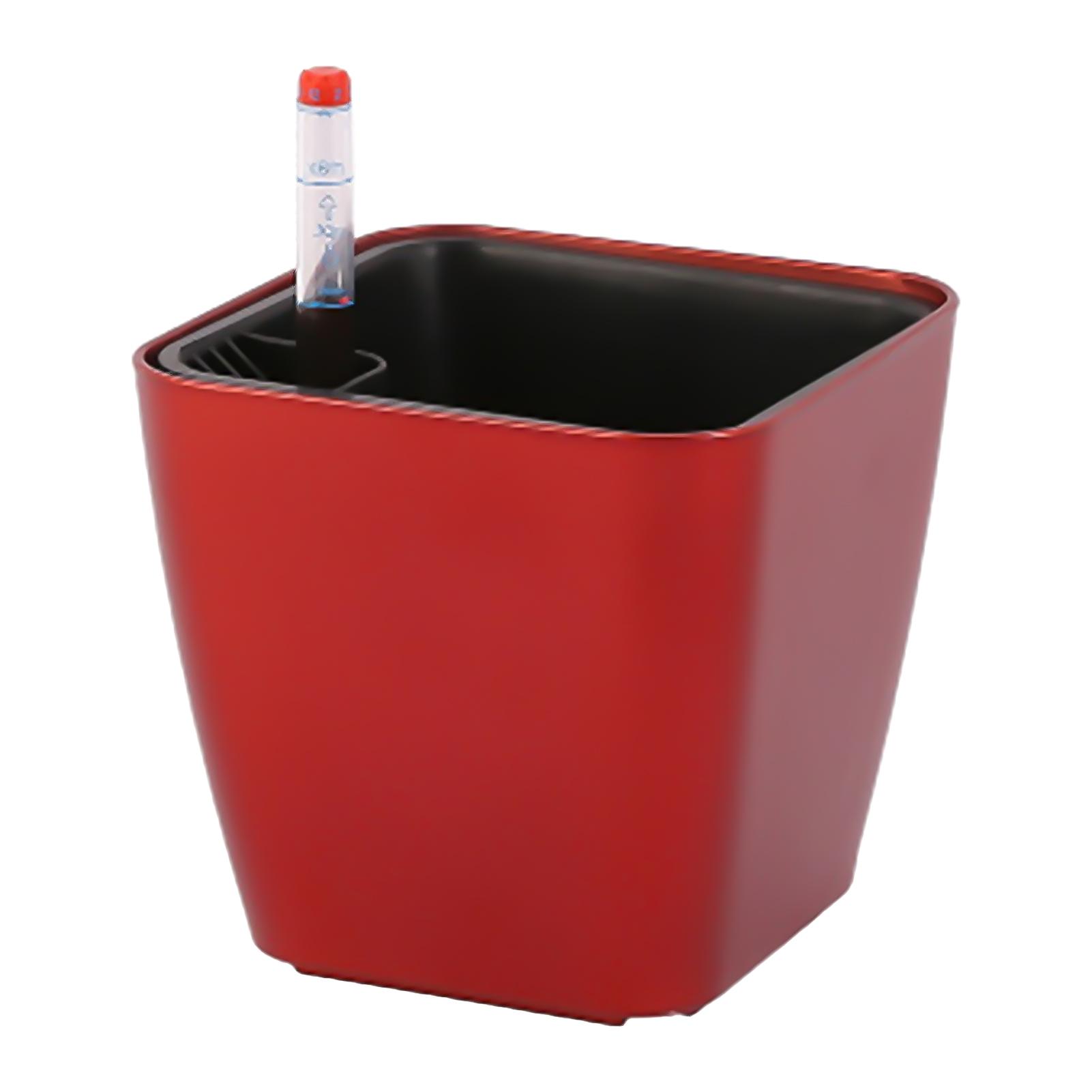 

Самопоглощающий Воду Цветочный Горшок Гидропонный Современная Ваза для Растений Дом Самополивающийся Цветочный Горшок для Домашнего Декора Садовые Принадлежности красный