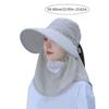 Moisture Wicking Ponytail Hat for Teens Adult Sunproof Holiday Hat with Face Cover Sun Hat Comfortable Cycling Hat