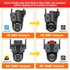 6K 12MP 8X Zoom WiFi Outdoor Camera with Three-Lens AI PTZ Motion Tracking 4K Video Waterproof Security Surveillance