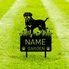 Personalized Rottweiler Dog Memorial Garden Stake Metal Pet Grave Marker Sympathy Gift