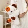 Adorable Cartoon Cat Backpack: Siamese, Calico, and Black Cat Plush Doll Toy - Perfect Gift for Girls and Children