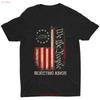 Rejecting Kings Since 1776 American Flag USA 4th of July T Shirt Vintage Washed Comfortable Slightly Top For Everyday Wear