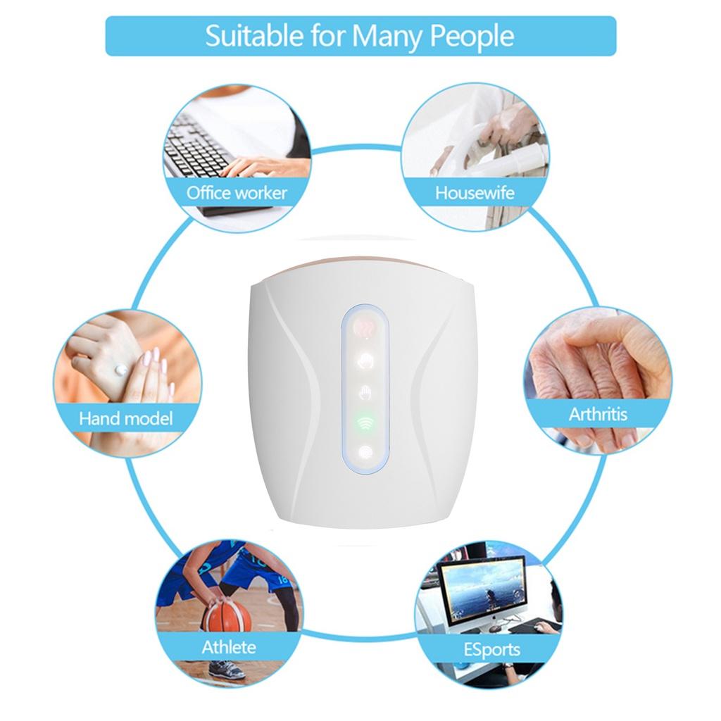 18W Electric Hand Massager Palm Finger Acupoint Wireless Massage Air Pressure Air Compression Finger Massager