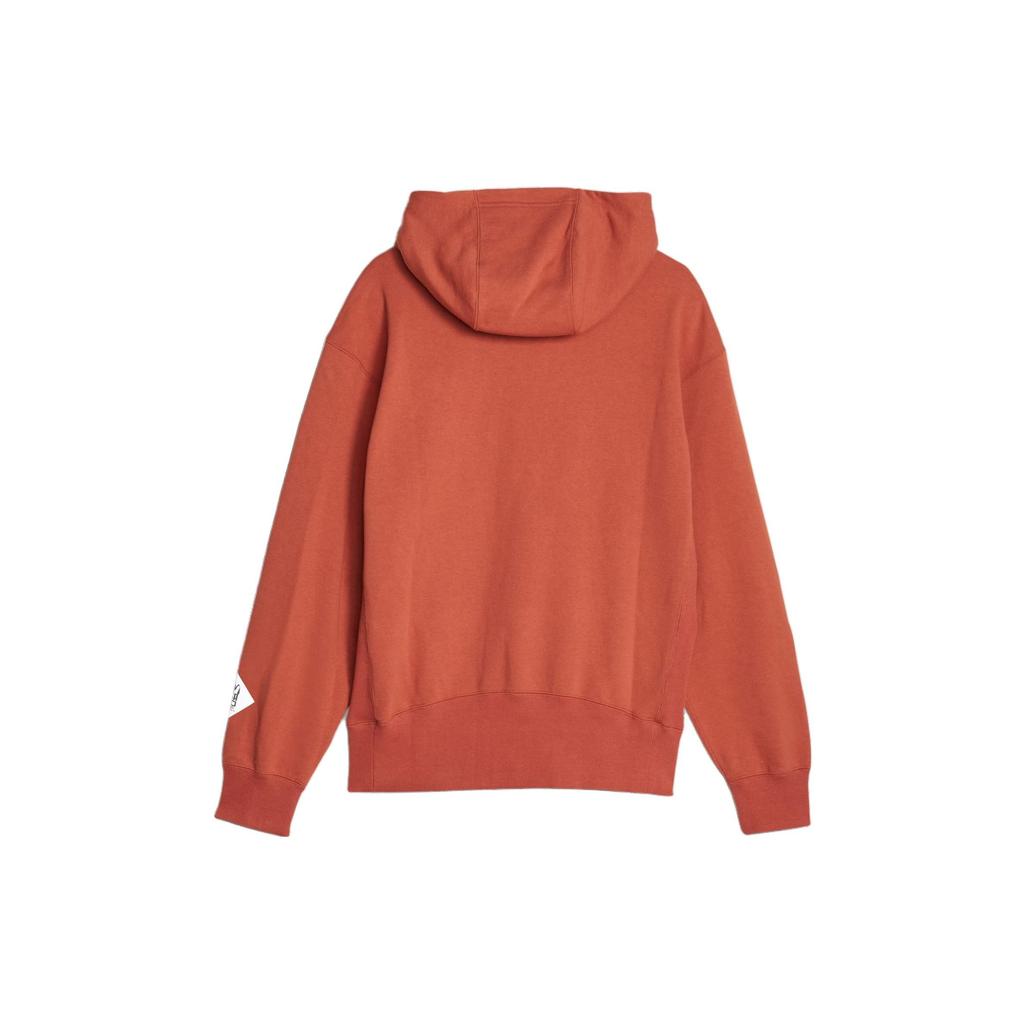 Puma X Perks And Mini Graphic Hoodie With Cartoon Letter Print Women Tops Apple-Red 622677-41