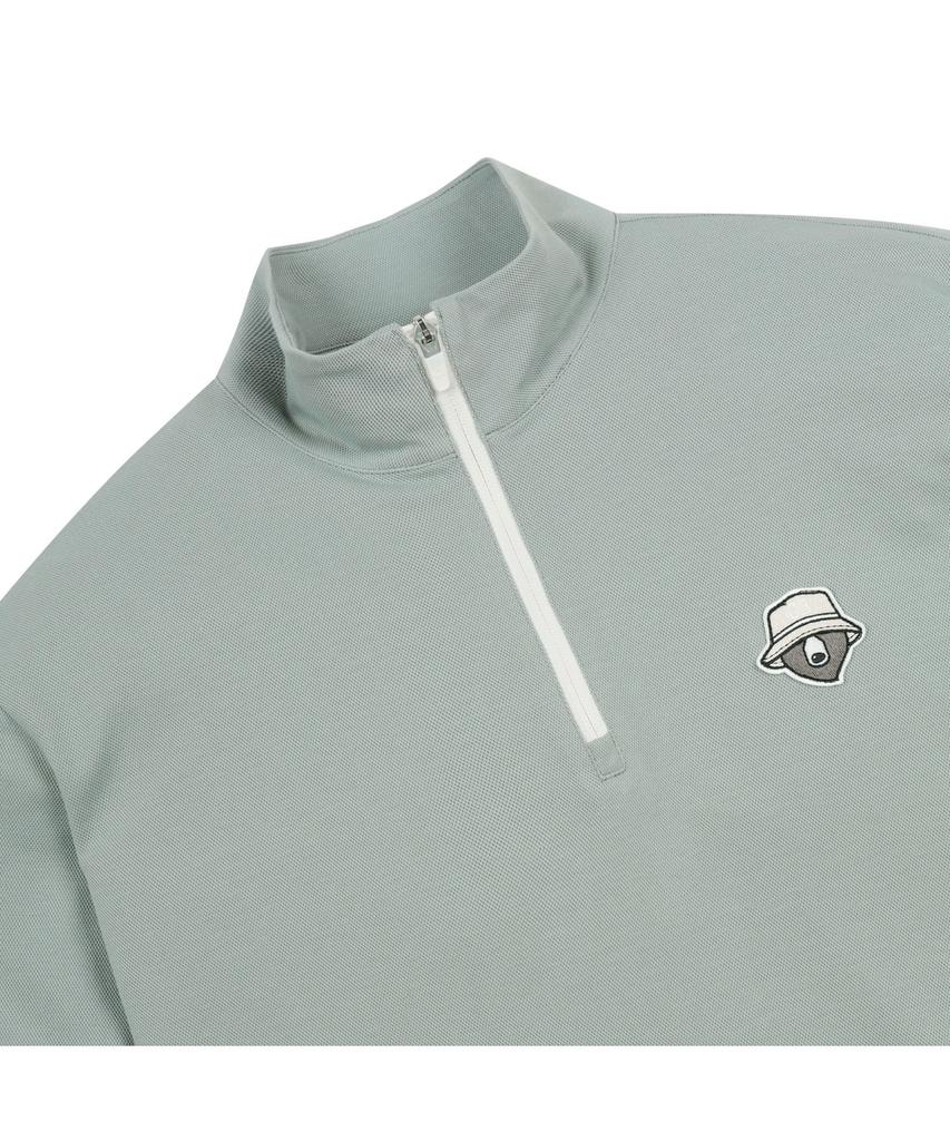 Goldeunbeeo (U) Lightweight Half Zip-Up T-Shirt G4Taw25722Mix
