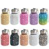 300ml Luxus Strass Edelstahl Isolierbecher Funkelnd Tragbar Perlenkette Wasserflasche Tragbar Reise Vakuumflaschen
