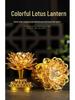 2025 Lotus Bodhisattva Buddha Offering LED Lamp: Colorful, Everlasting Household Decor
