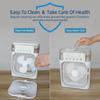 3 In 1 Air Humidifier Cooling USB Fan LED Night Light Water Mist Fun Humidification Fan Spray Electric Fan