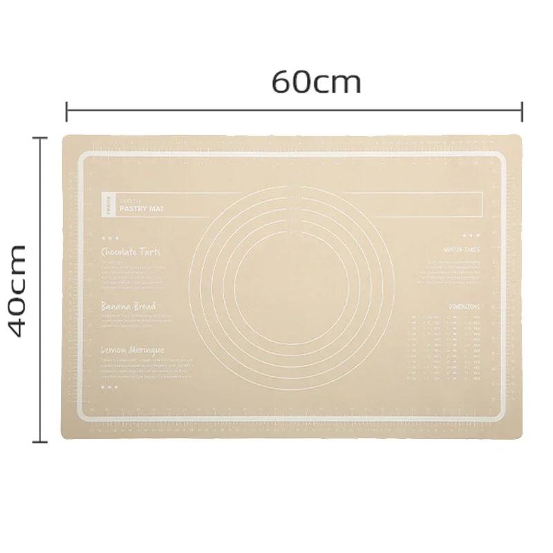 Bakeware Table Mats Pad Sheet, Kitchen Cooking Grill Gadgets, Pizza Cake Dough Maker, Kneading Dough Mat, Silicone Baking Mat