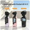 TPU Protective Case Anti-Scratch Anti-Drop Camera Body Cover Heat Dissipation Sleeve Shell for DJI Osmo Pocket 4P/4/3