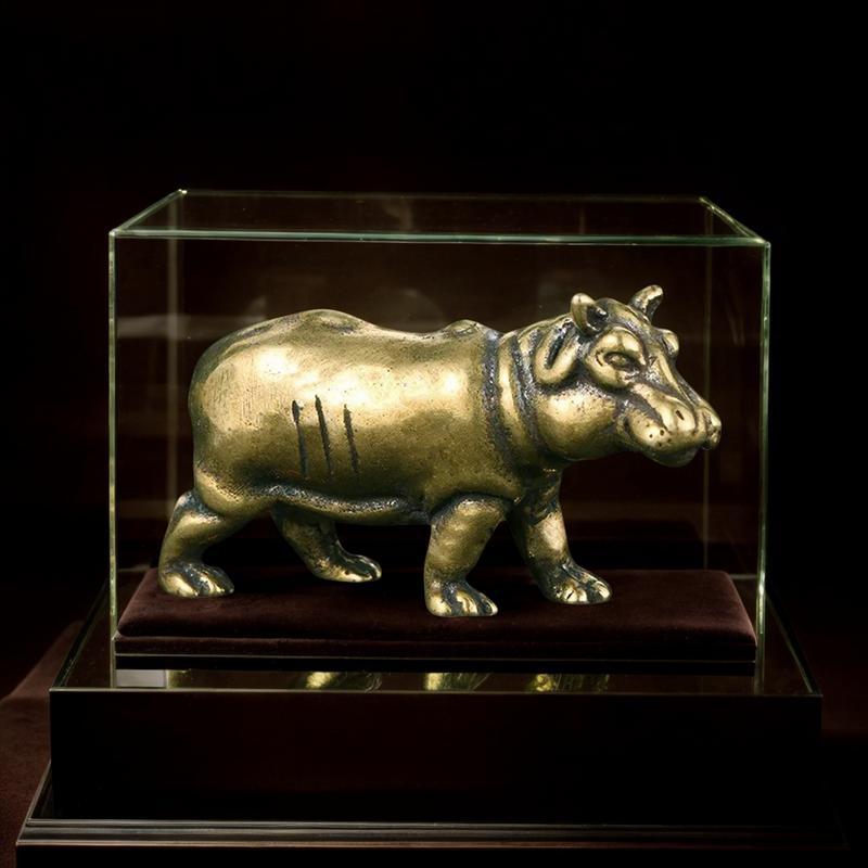 Tea Pet Table Ornament Decorations Small Tea Pet Copper Animal Figurine Collectible Table Decoration Miniatures Animal Ornaments