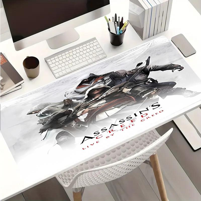 A-Assassin's Creed Mouse Pad - Non-Slip Rubber Base, Smooth Surface for Work,Gaming,Office,And Home Use, Desk Mouse Pad