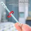 24Pcs/Box  Silicone Disposable Ear Swabs Soft Ear Cleaner Sticky Ear Swabs Sticky Earwax Remover Stick Adults
