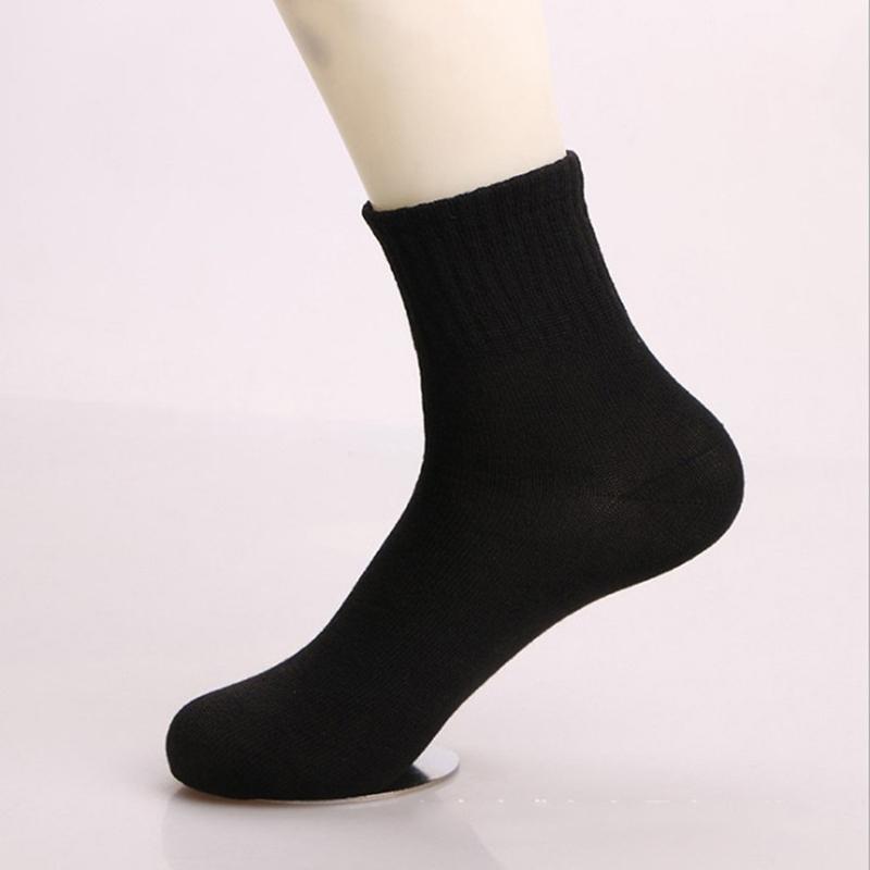 1 Pairs Of Men'S Mid Crew Sport Socks, Sweat-Absorbing Comfy Breathable Socks For Men'S Basketball Training, Running Outdoor Act