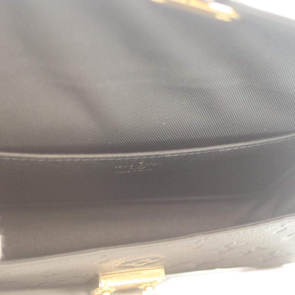 LOUIS VUITTON M82637 Monogram En Print Black Wallet on Chain Metis Shoulder bag blackUsed